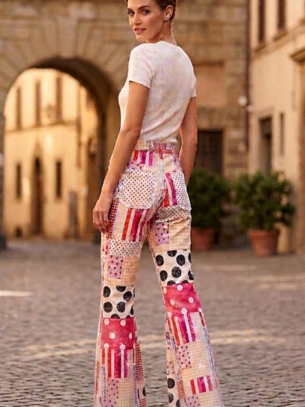Poppy & Pine Playful Patch Jeans S
